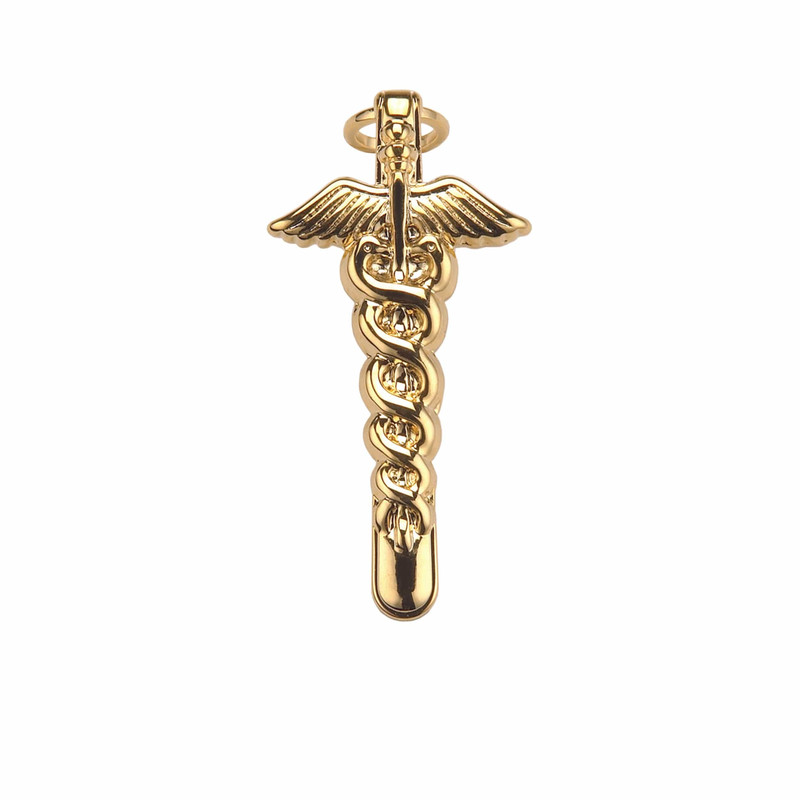 Pen Clip for 7 mm Pens - Style:Medical - Finish:Gold